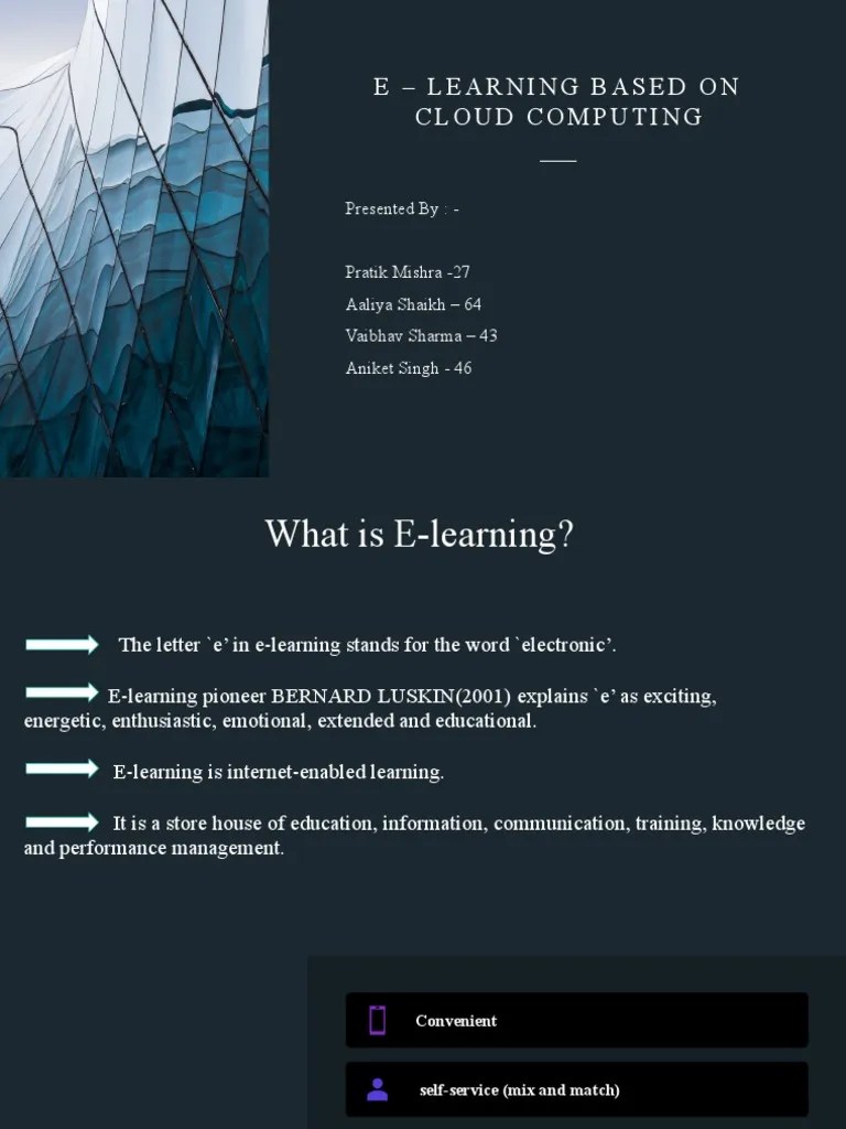 E-Learning Based On Cloud Computing. | PDF | Software As A Service ...