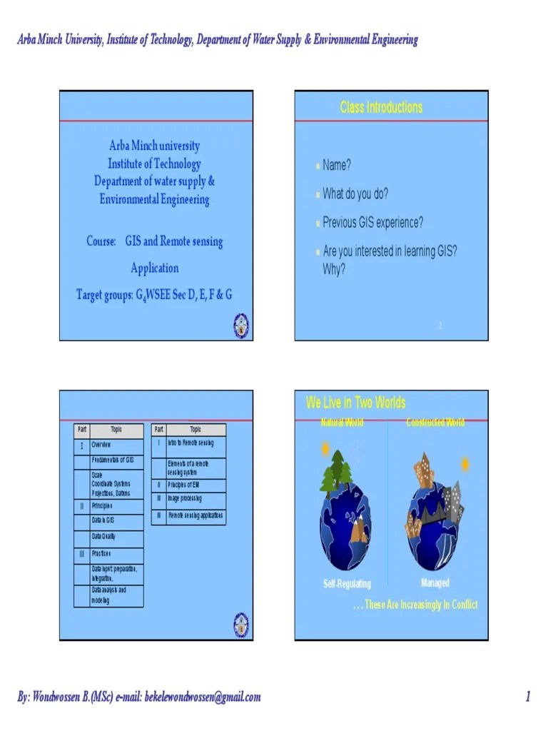 GIS Chap 1 | Download Free PDF | Arc Gis | Geographic Information System