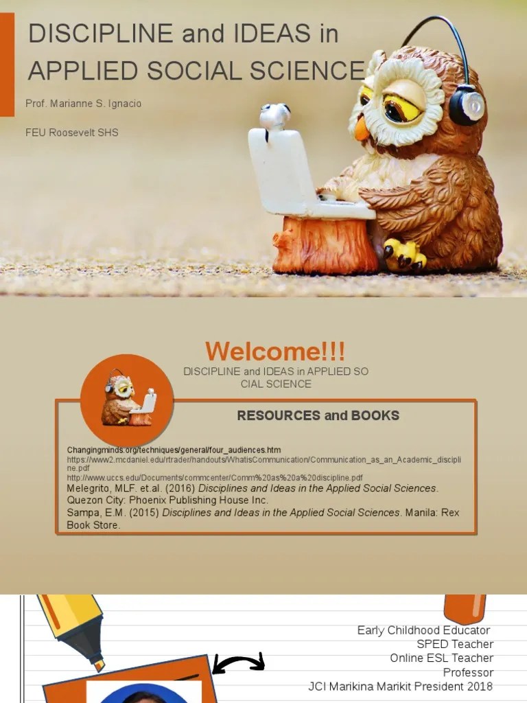 DIASS Module 1:introduction To Disciplines And Ideas In The Applied ...