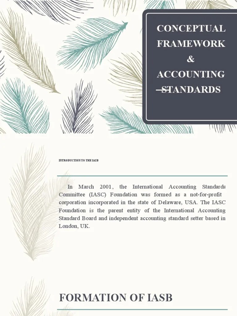 Conceptual Framework & Accounting Standards | PDF | International ...
