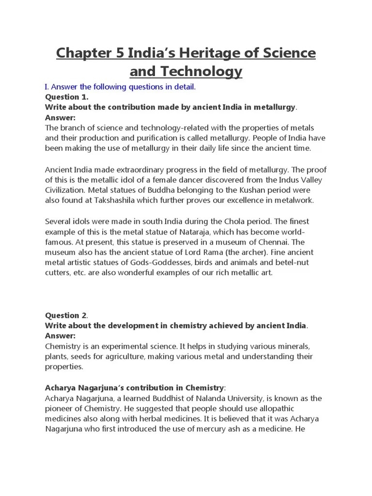 GSEB Solutions Class 10 Social Science Chapter 5 India | PDF | Ayurveda ...