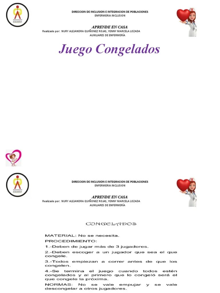 Los niños de todo el mundo . Juego Congelados Pdf