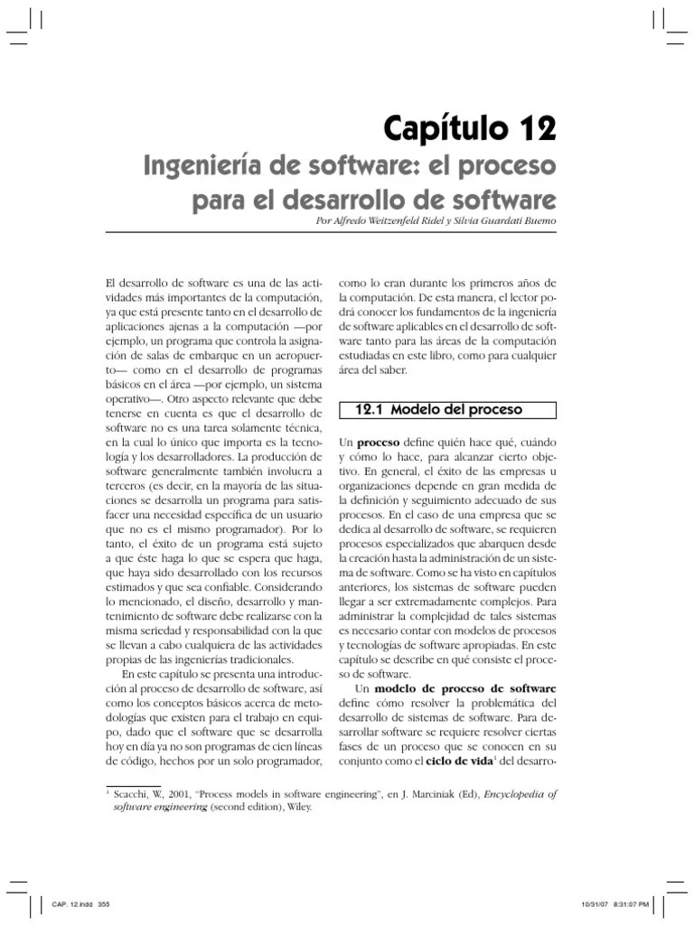 El Proceso De Ingeniería De Software: Actividades Clave, Arquitecturas ...