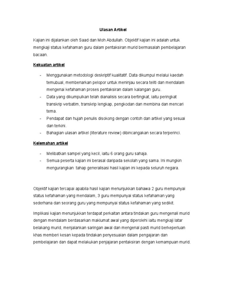 ١٠ ذو الحجة ١٤٣٩ هـ. Ulasan Artikel 2 Pdf