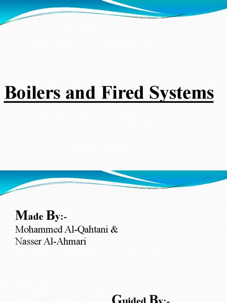Powerpoint Energy Management | PDF | Boiler | Combustion