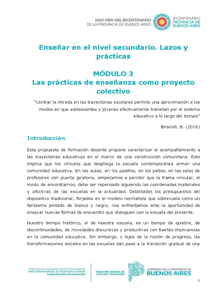 Módulo 3 ES Docentes | Descargar Gratis PDF | Libertad | Plan De Estudios