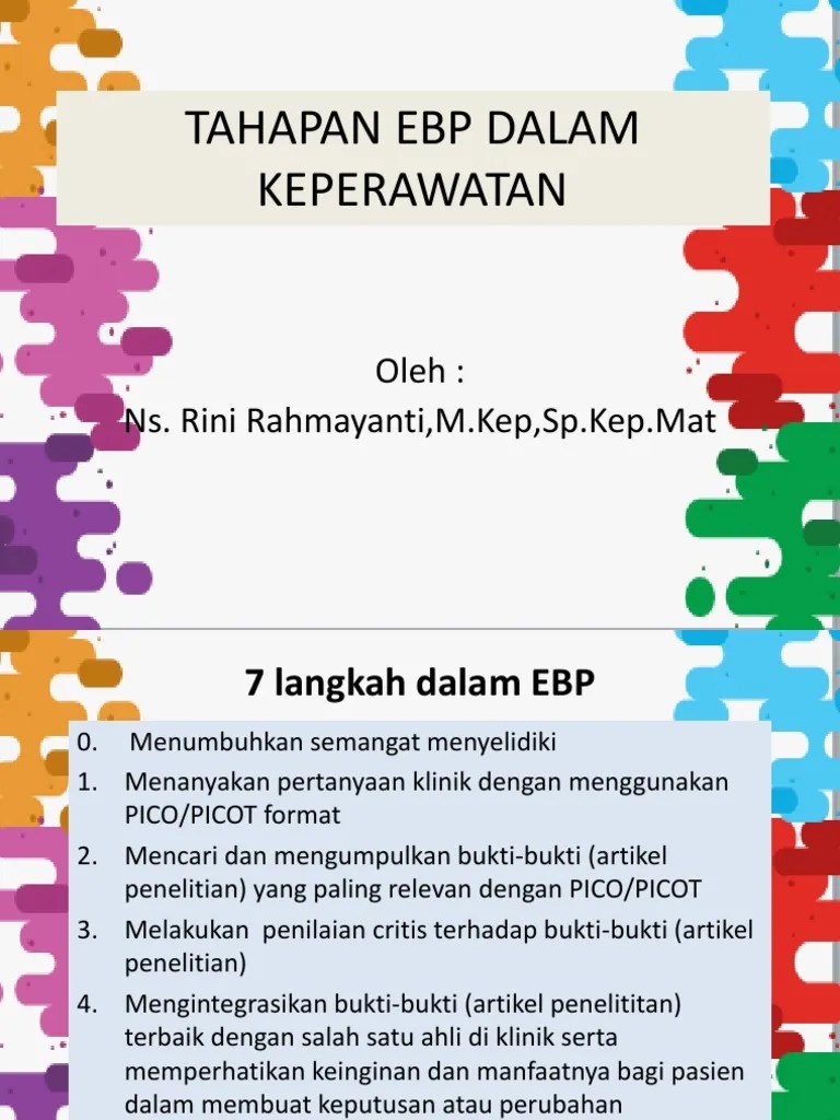 Contoh Ebp Dalam Keperawatan - Homecare24