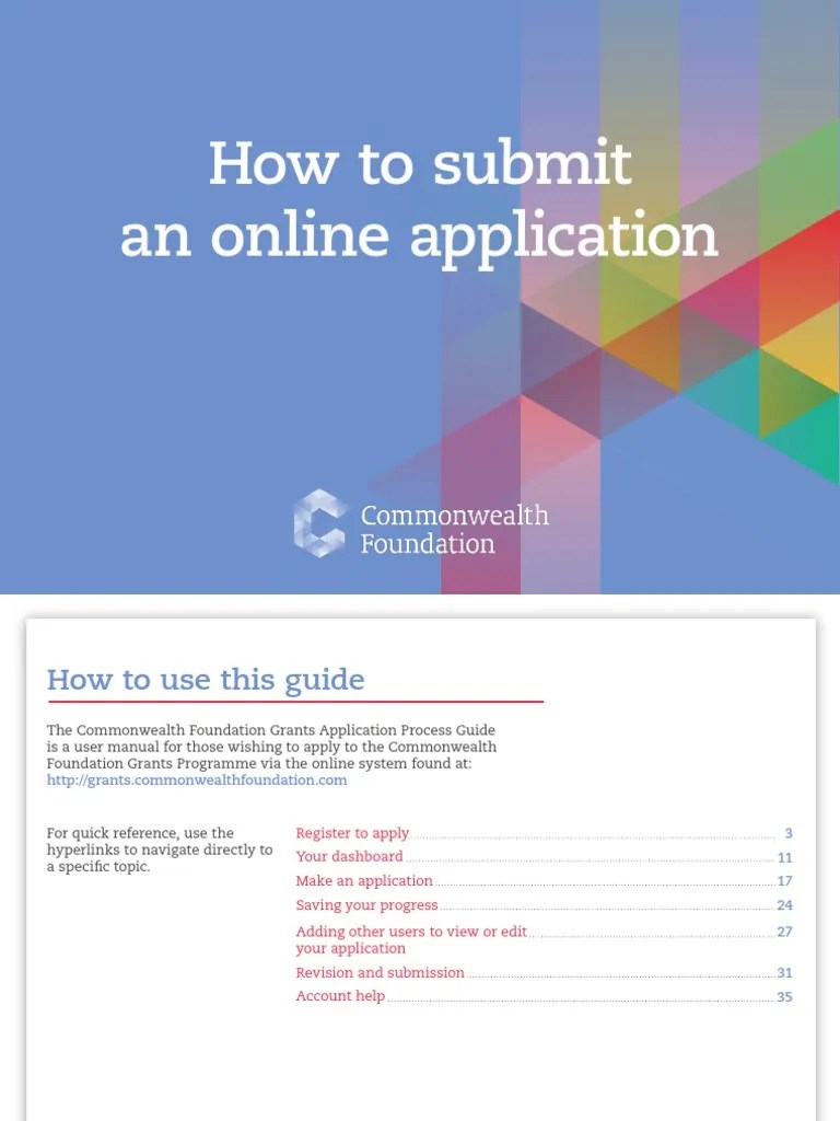 How To Submit An Online Application: Grants Application Process Guide ...