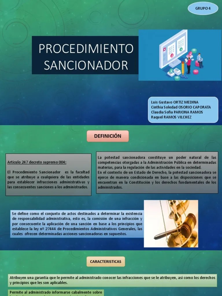 Procedimiento Sancionador | PDF | Virtud | Ley Pública