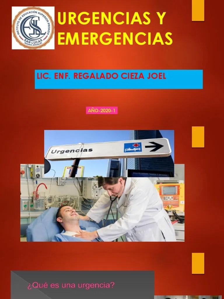 1... Urgencias Y Emergencias | PDF | Reanimación Cardiopulmonar ...