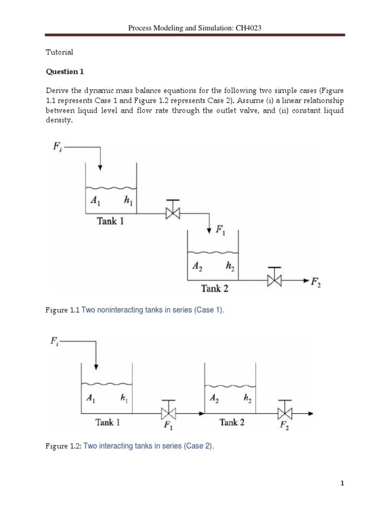 Process Modeling And Simulation | PDF