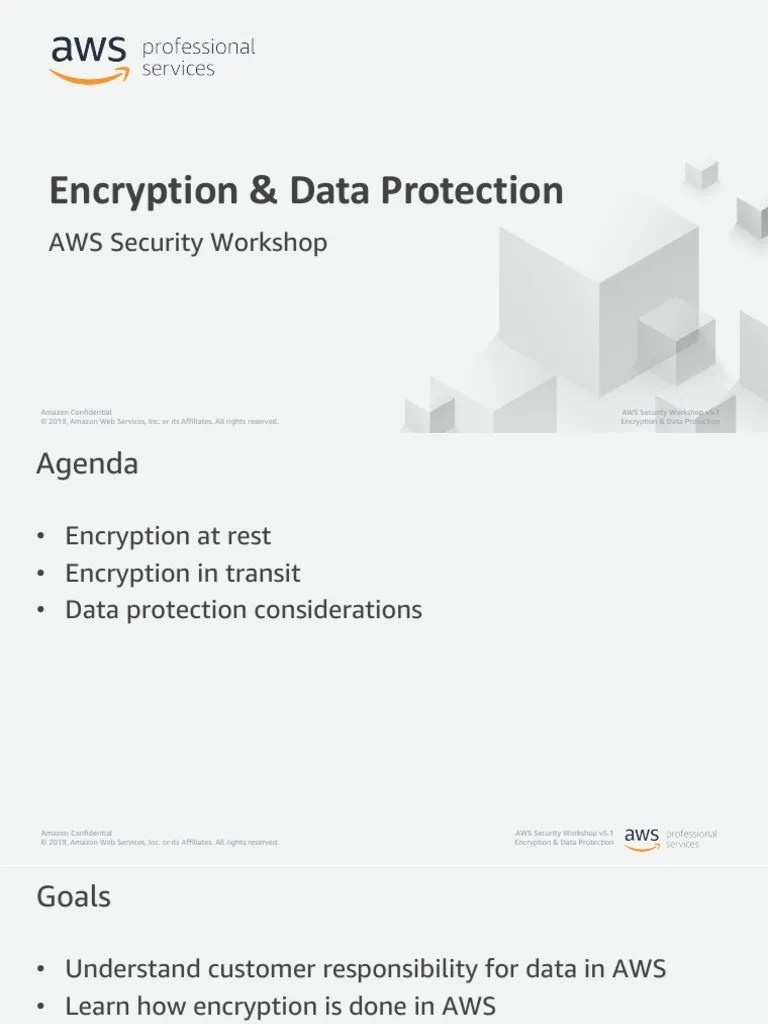 An Introduction To Encryption At Rest And In Transit On AWS: Protecting ...