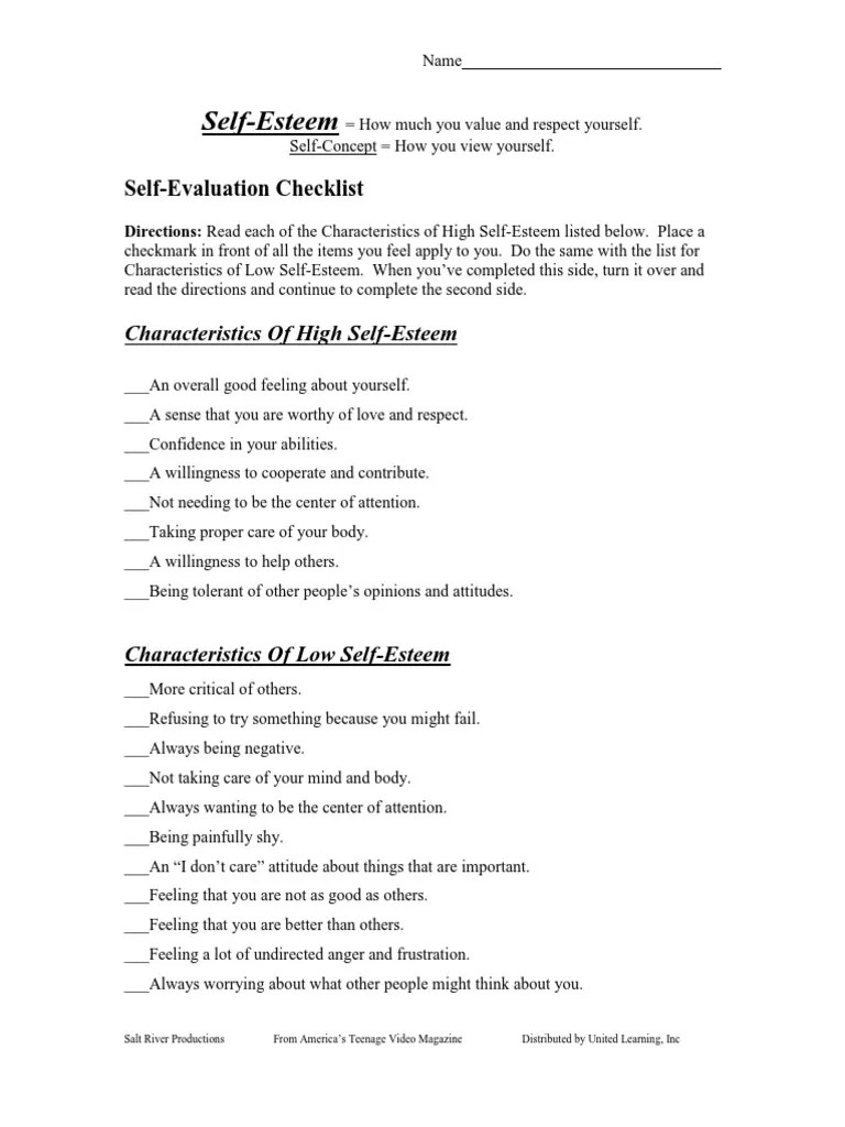 How To Improve Self Esteem PDF | PDF | Self Esteem | Social Psychology