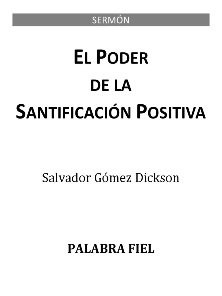 El Poder De La Santificación Positiva - Folleto PDF | PDF | Cristo ...