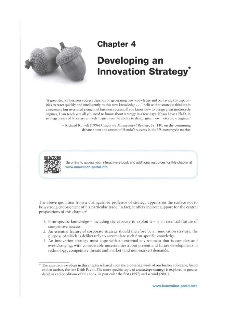 Chapter4 - Managing Innovation Integrating Technological, Market And ...