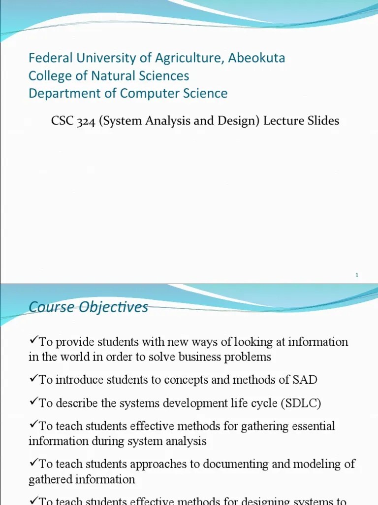 System Analysis And Design | PDF | Conceptual Model | Software Engineering