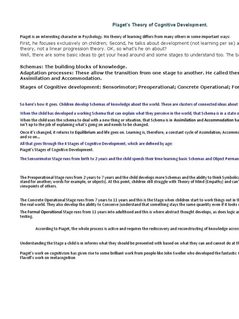 15 Learning Theories In Education | PDF | Cognitive Development ...