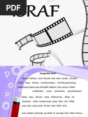 Menghindari Ishraf | PDF