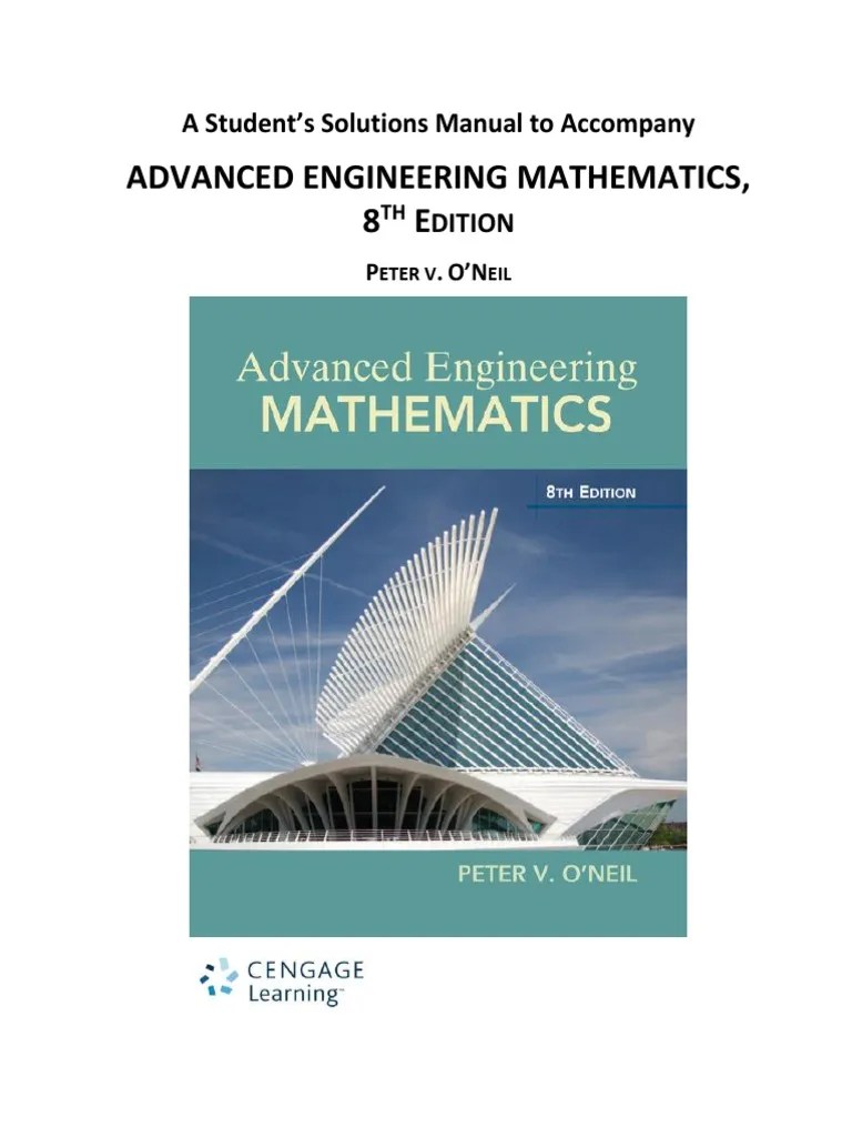 Solution Manual For Advanced Engineering Mathematics 8TH Edition | PDF | Fourier Transform ...