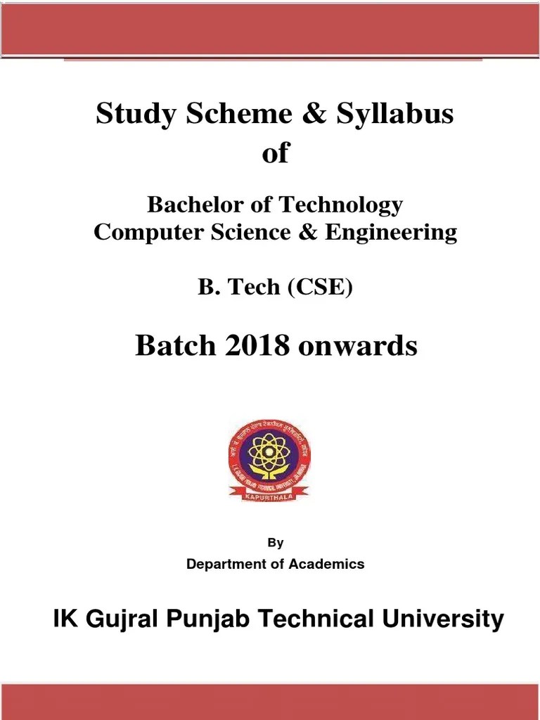 BTech Computer Science Engineering Syllabus PDF | PDF | Matrix ...