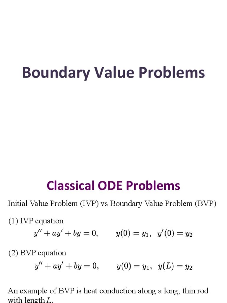 Boundary Value Problems | PDF | Ordinary Differential Equation | Equations