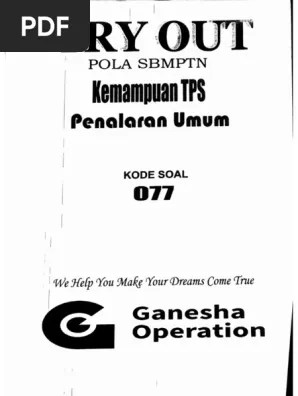 Sbmptn dan contoh soal ganesha operation strategi memilih prodi sbmptn bagian ke adalah suatu emosi dari kasih sayang yang kuat dan ketertarikan pribadi. Tps Go Pdf
