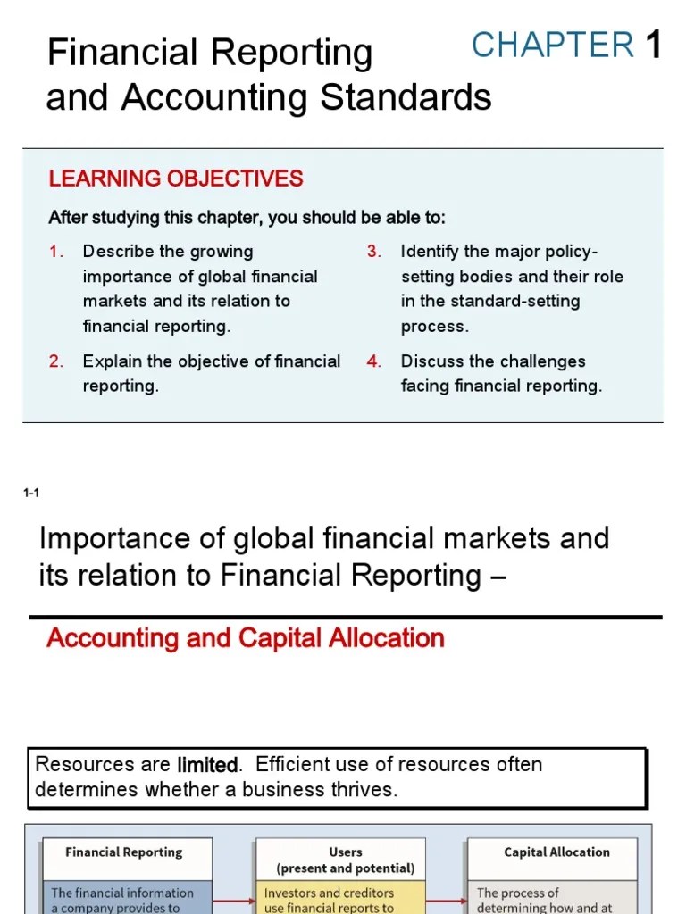 Lesson 1 - Financial Reporting And Accounting Standards The Conceptual ...