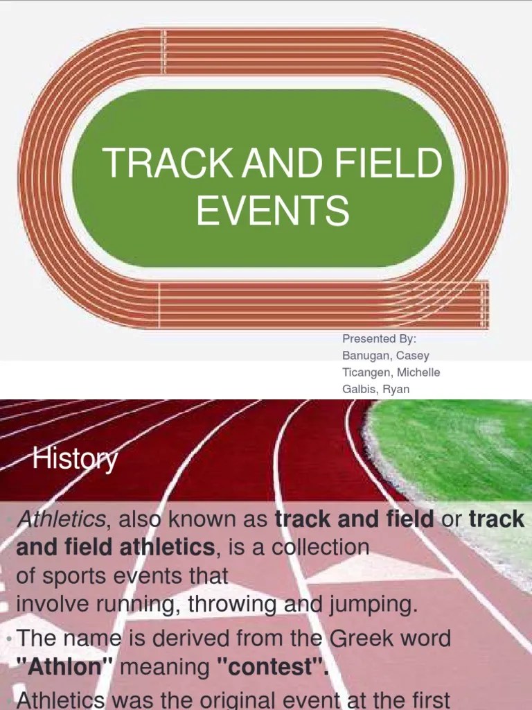 Track And Field Events | PDF | Track And Field | Running