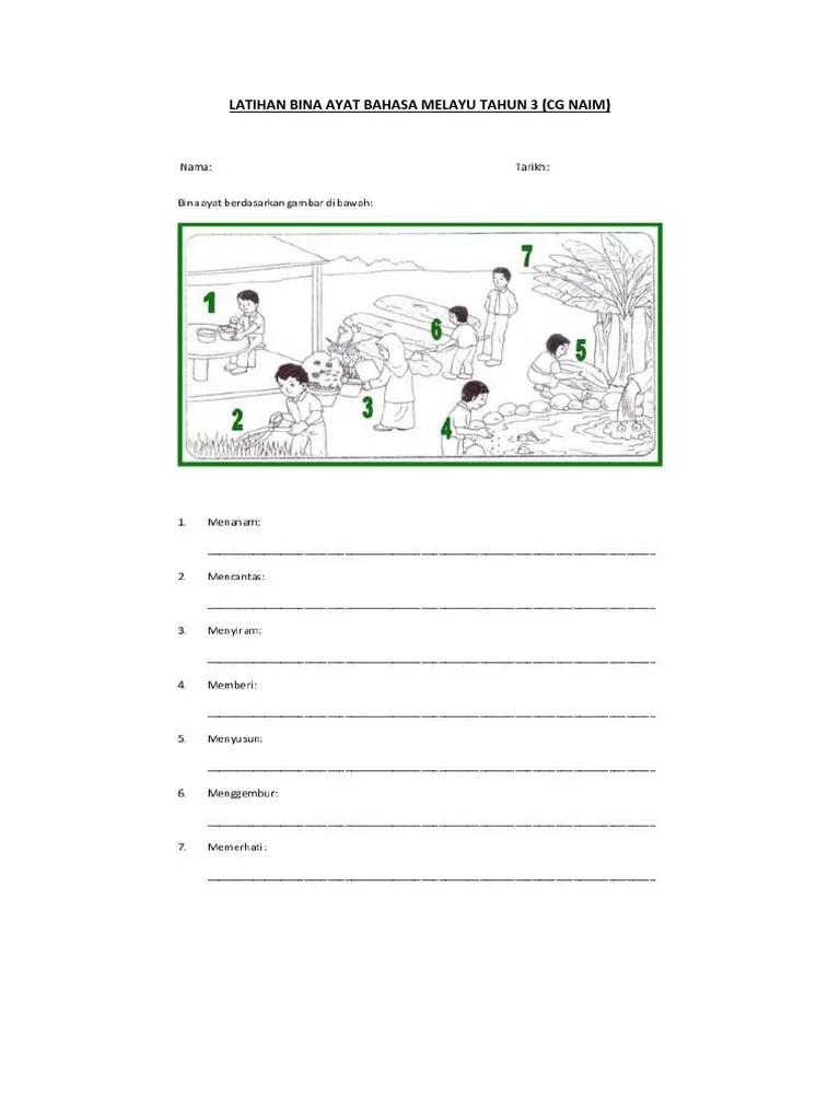 Limit results 1 per page. Latihan Bina Ayat Bahasa Melayu Tahun 3 Minggu 2 Pdf