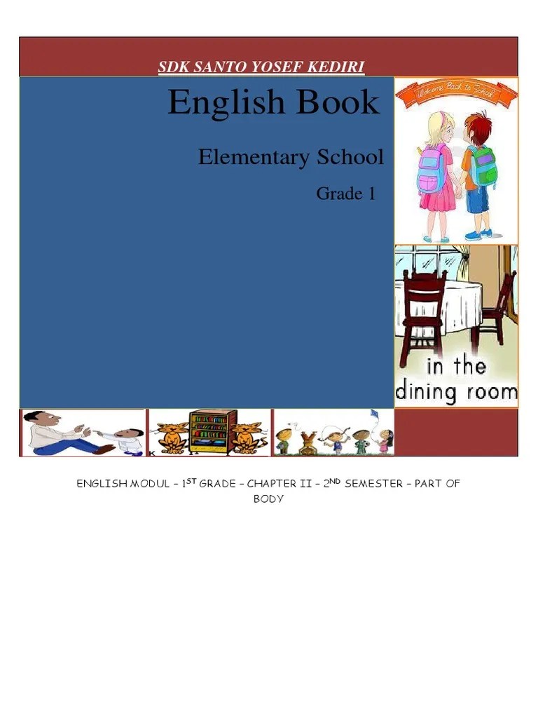 Modul Kelas 1 - Semester 2 - Chapter II - Part Of Body | PDF | Human Anatomy | Hand