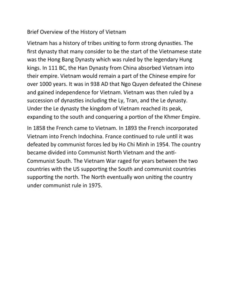History Of Vietnam | PDF