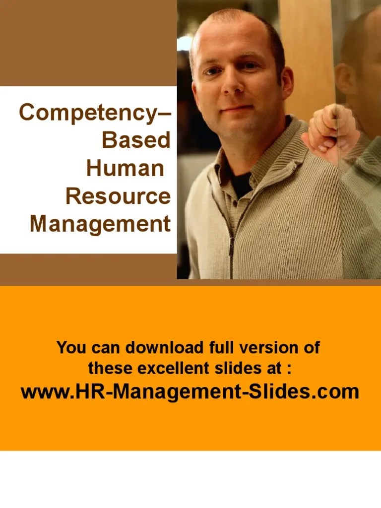 Competency-Based HR Management | PDF | Competence (Human Resources ...
