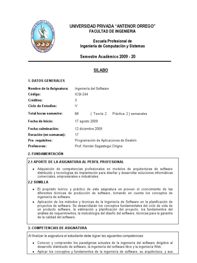 Ingenieria De Software | PDF | Ingeniería De Software | Software