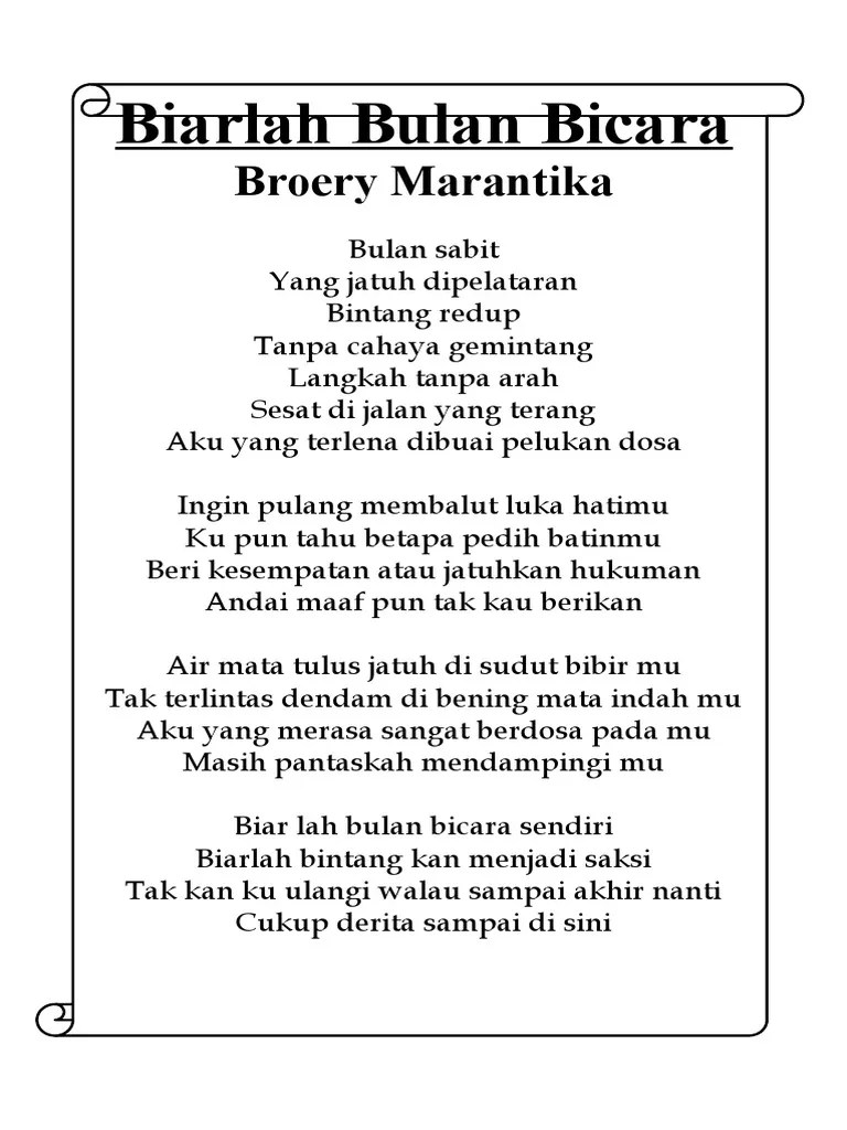 F#m bm c# f#m d a bm c#. Chord Dan Lirik Lagu Biarlah Bulan Bicara Sendiri