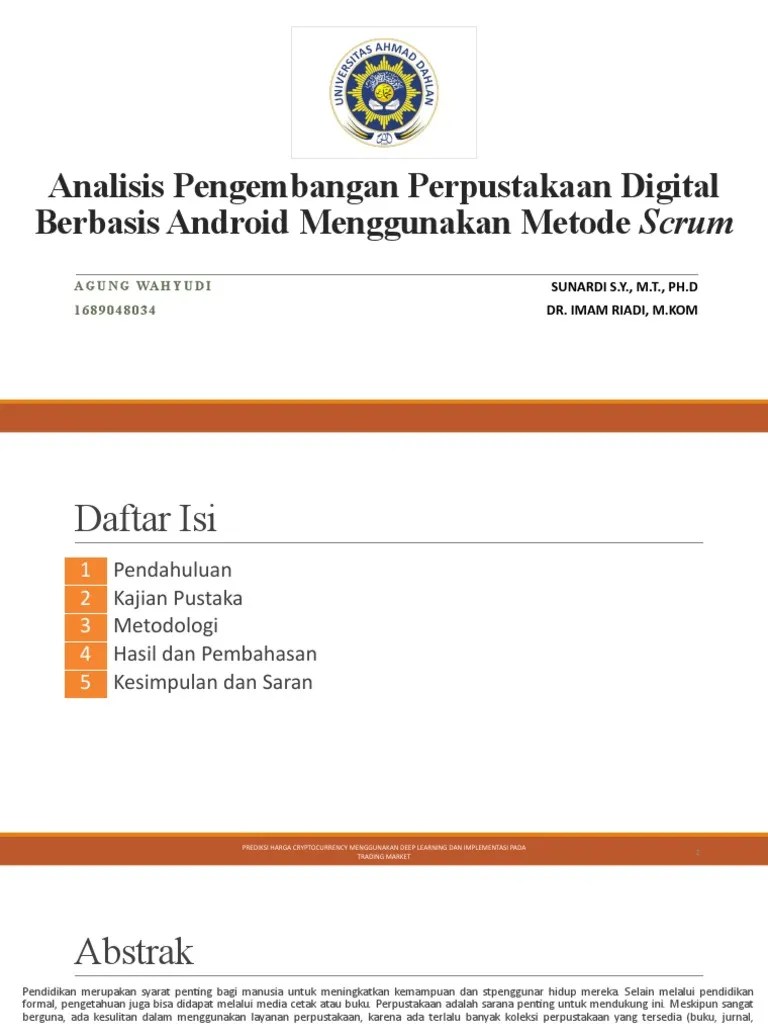 Analisis Pengembangan Perpustakaan Digital Berbasis Android Menggunakan ...