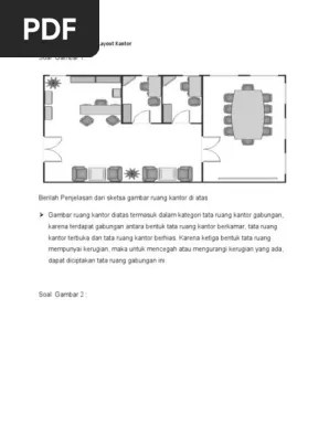 Tata ruang kantor gabungan berarti . Tugas 30 Bab 15 Pdf