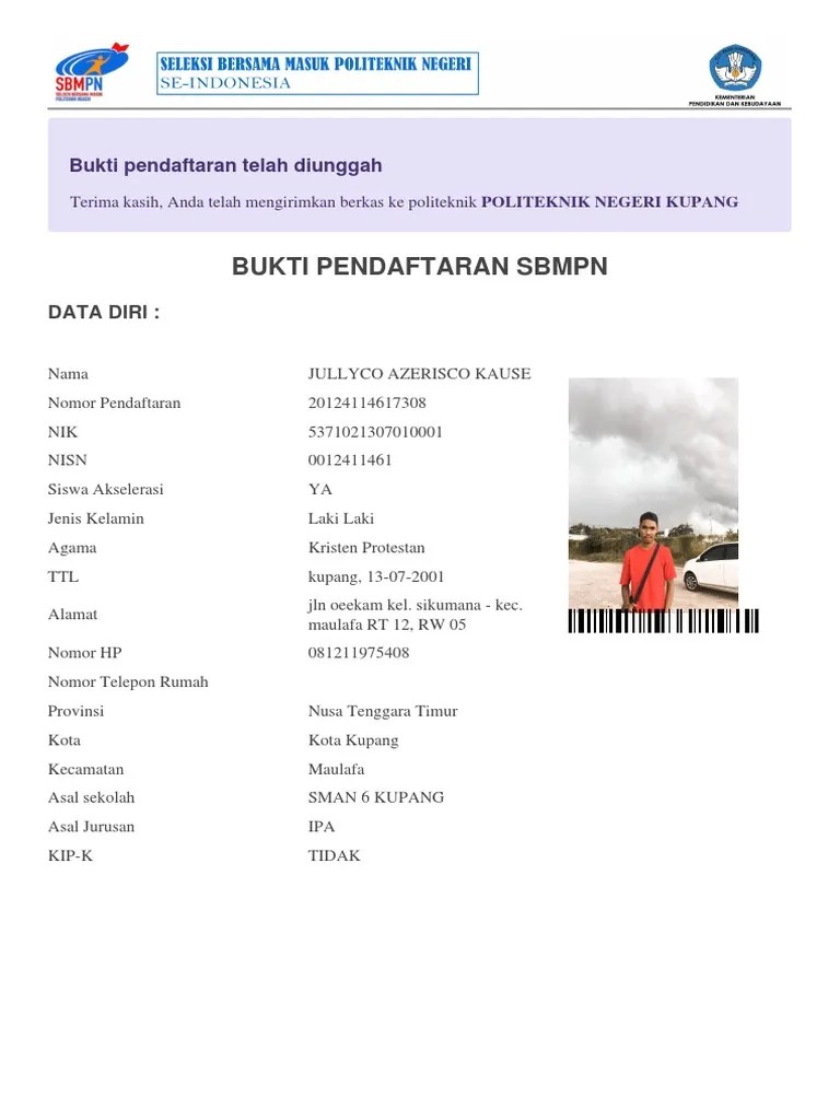 Bukti Pendaftaran | PDF