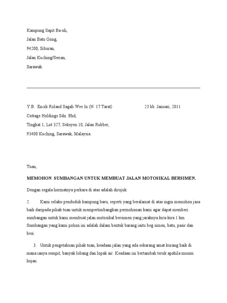 Mencari informasi terkait contoh surat permohonan penebangan pohon pinggir jalan. Contoh Surat Rasmi Permohonan Jalan Raya - Rasmi X