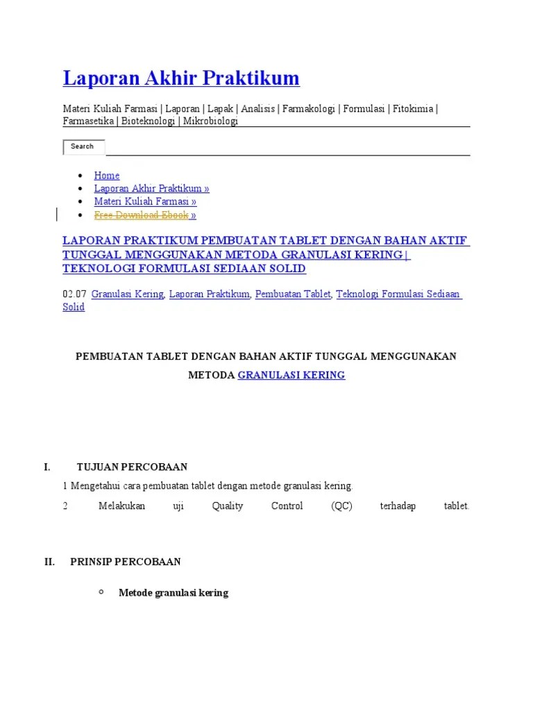 Deskripsi singkat mata kuliah matakuliah kimia farmasi dasar menyajikan materi yang berisi arti, ruang lingkup, manfaat kimia dasar bagi farmasis. Farmasi Industri Fat