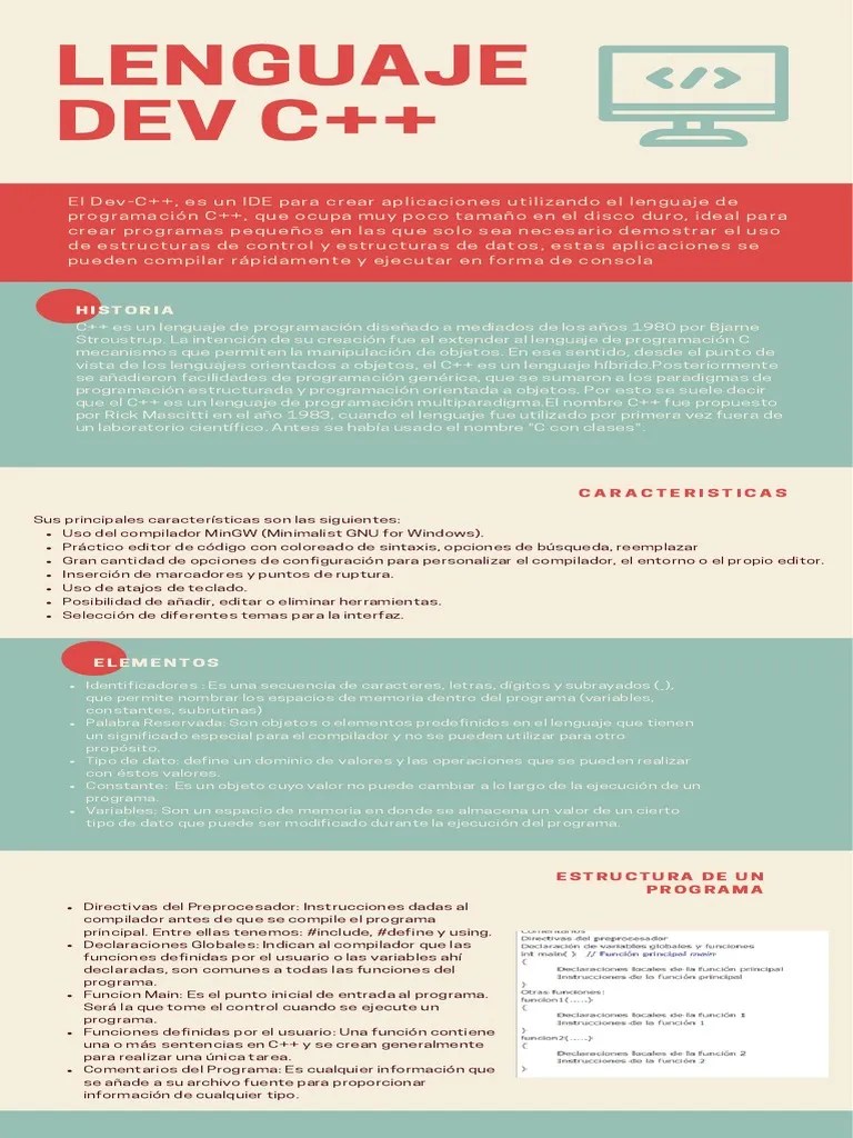 Lenguaje Dev C++ | Descargar Gratis PDF | Programa De Computadora ...