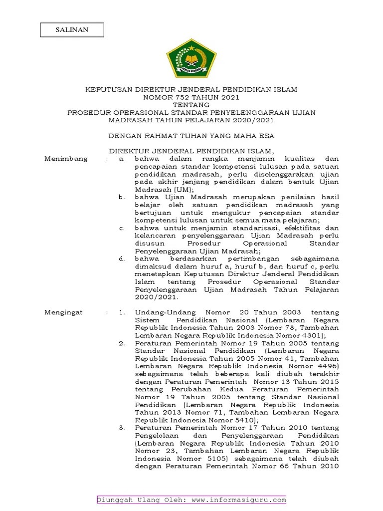 Gtk madrasah akan menyelenggarakan asesmen kompetensi guru dan tenaga kependidikan (akgtk) tahun 2021 bagi guru, kepala madrasah dan . Sk Tentang Pos Ujian Madrasah Tahun 2021 2022 Pdf