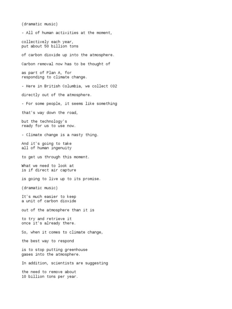 (English) Carbon Capture Technology Explained - Seachange (DownSub - Com) | PDF | Carbon Dioxide ...