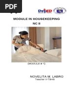 Housekeeping NC II (COC2) | PDF | Housekeeping
