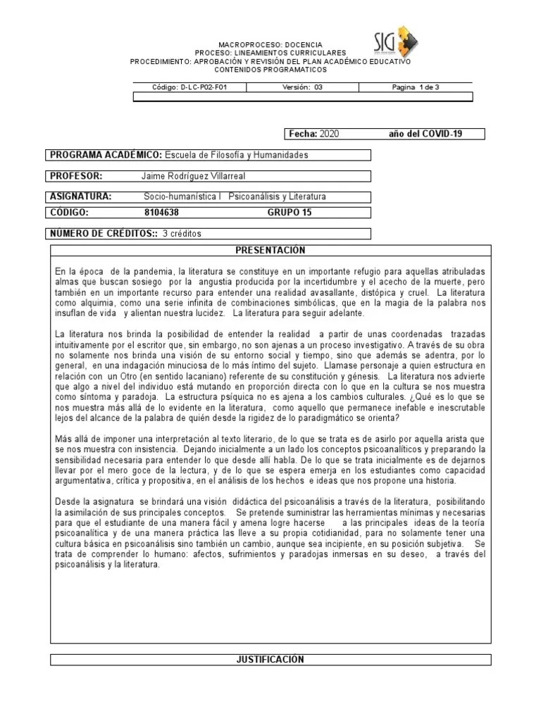 Psicoanálisis Y Literatura | PDF | Psicoanálisis | Mente Inconsciente