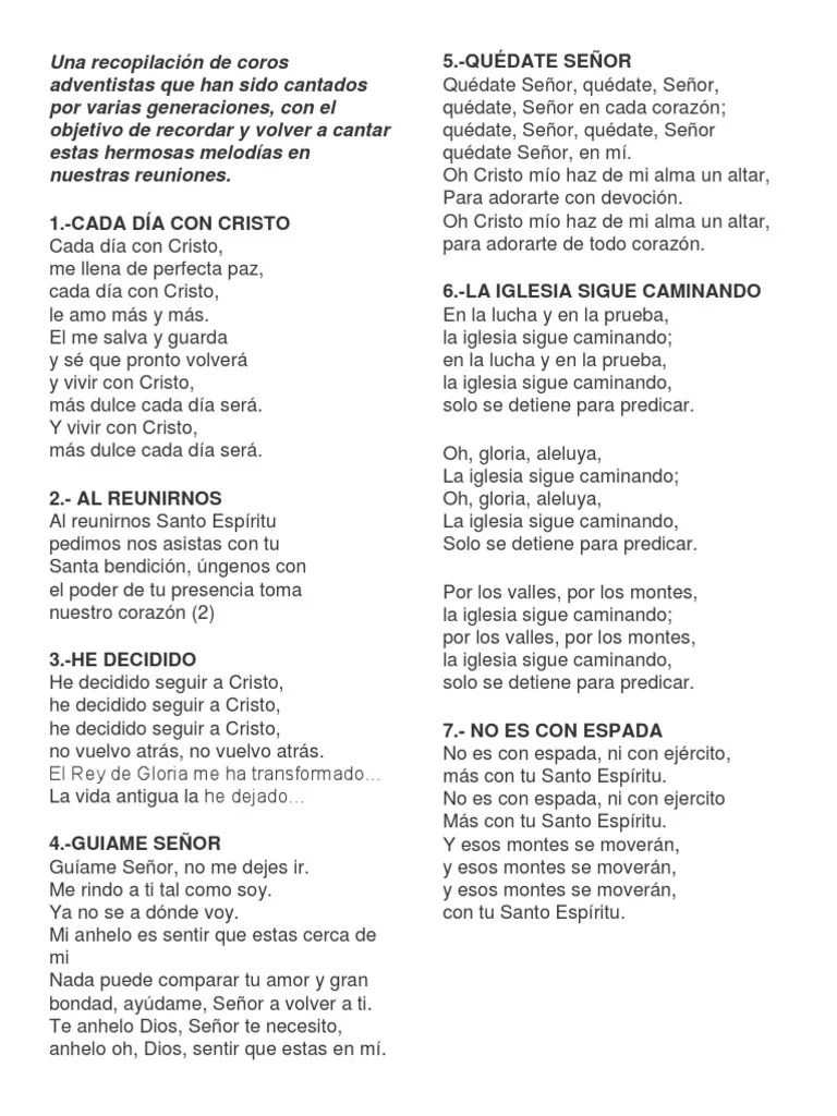 Coros Antiguos | PDF | Cristo (título) | Oración