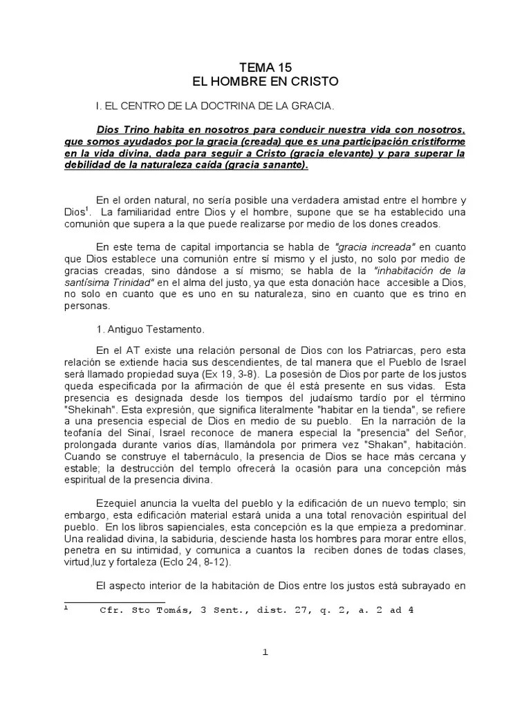 El Hombre En Cristo | PDF | Gracia En El Cristianismo | Justificación (teología)