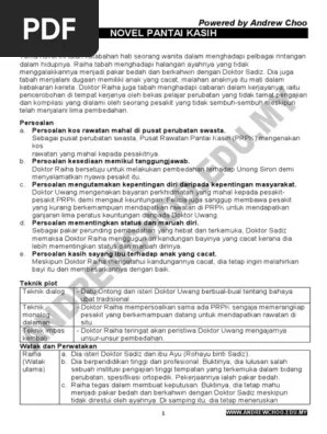 Kertas 2 soalan skema novel percubaan spm 2019 se malaysia pages 51 100 flip pdf download fliphtml5. Novel Pantai Kasih Pdf
