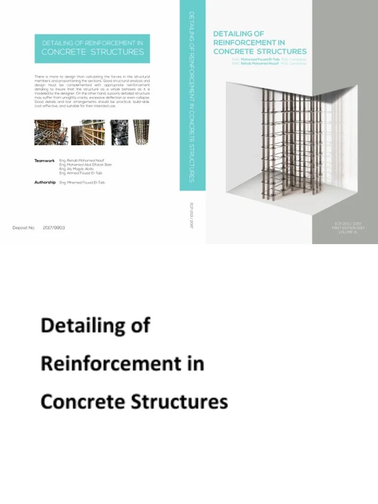 Detailing Of Reinforcement In Concrete Structures Volume 1 | PDF | Structural Engineering ...