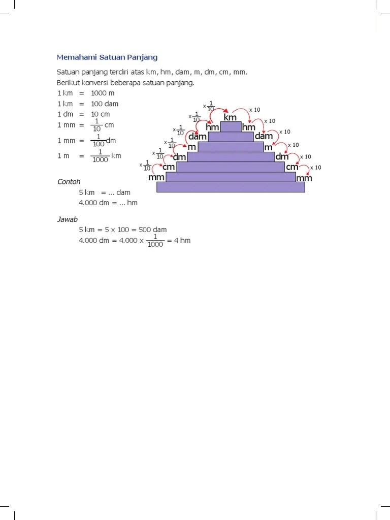 Memahami Satuan Panjang | PDF