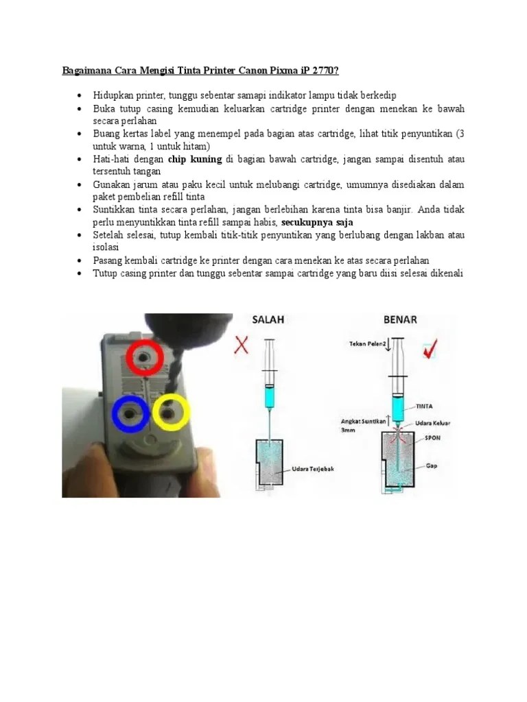 Most of our personal communication takes place via text or email these days,. Bagaimana Cara Mengisi Tinta Printer Canon Pixma Ip 2770 Pdf